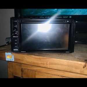 Touch screen with remote